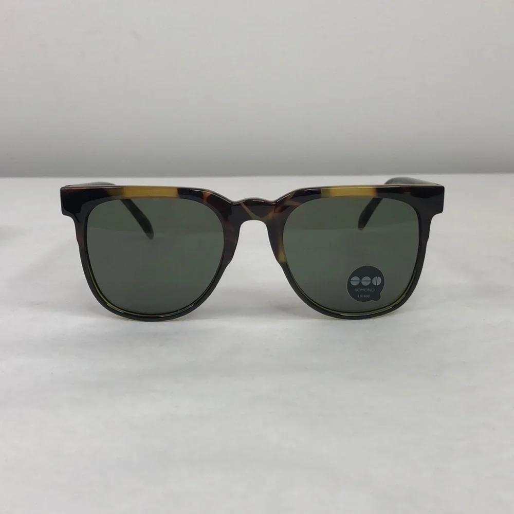 KOMONO Riviera Green Tortoise Sunglasses (NEW) 🕶